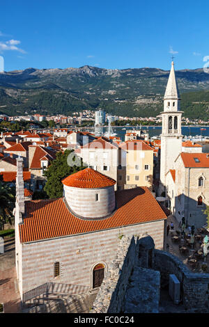 Vieille ville de Budva, Monténégro Banque D'Images