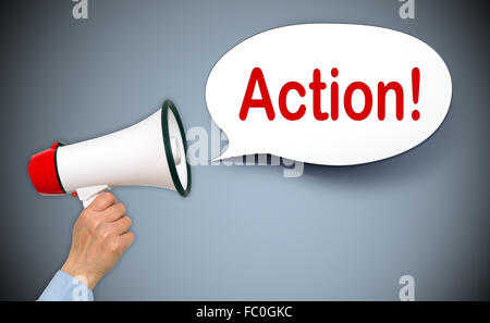 Action ! Banque D'Images