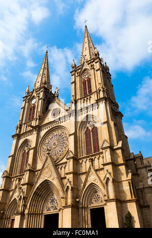 Shishi Cathédrale du Sacré-Coeur à Guangzhou Chine Banque D'Images