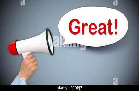 Formidable ! Banque D'Images