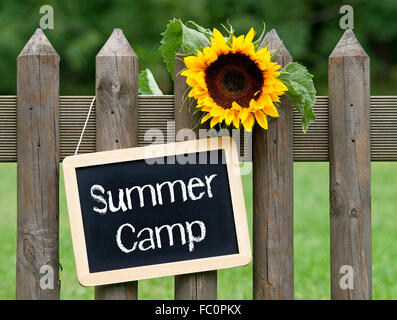 Camp d’été Banque D'Images