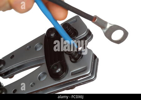 Outil à sertir électrique Banque D'Images