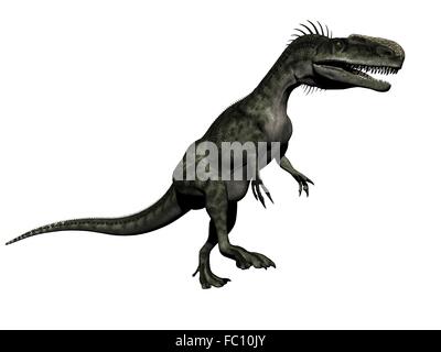 Dinosaure monolophosaurus - 3D render Banque D'Images