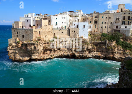 Polignano a Mare Ville côtière en Italie Banque D'Images