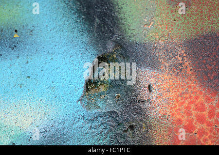 Texture grunge classique de l'âge mur peint Banque D'Images