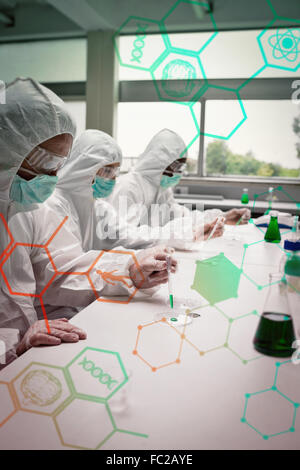 Image composite de la science médicale et graphic Banque D'Images