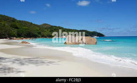 Anse Lazio beach parfait calme Banque D'Images