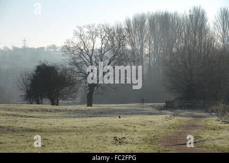 Le mardi 19 janvier 2016 Photo stock générique d'Abergavenny Wales UK Banque D'Images