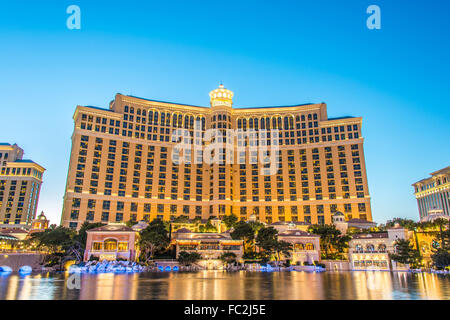 LAS VEGAS - Casino Bellagio : 21 décembre le 21 décembre 2013 en Banque D'Images