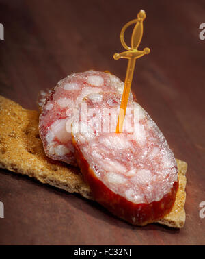 Canape saucisson Banque D'Images