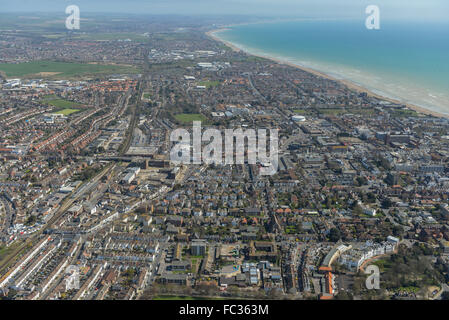 Vue générale de la ville de Worthing West Sussex Banque D'Images