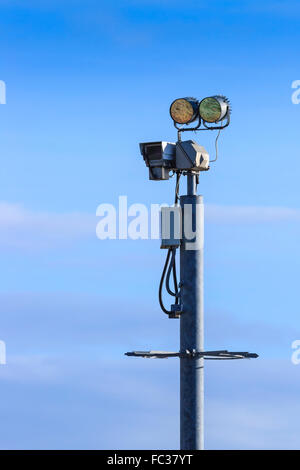 La télévision en circuit fermé (CCTV) caméra de surveillance Banque D'Images