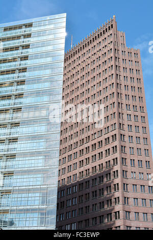 Gratte-ciel à la Potsdamer Platz à Berlin Banque D'Images