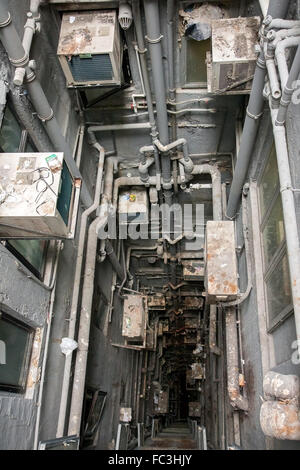 L'arbre de ventilation dans le bâtiment Banque D'Images