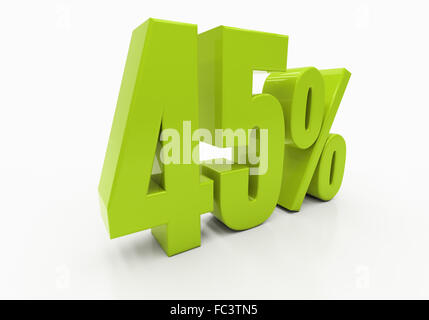 3D pour cent Banque D'Images