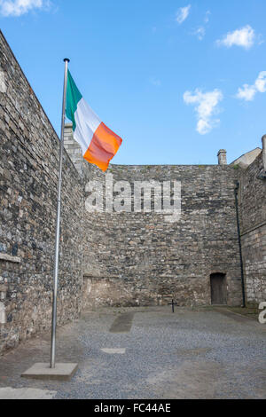 Pavillon de l'Irlande dans la prison de Kilmainham où les prisonniers ont été exécutés. Dublin, Irlande Banque D'Images