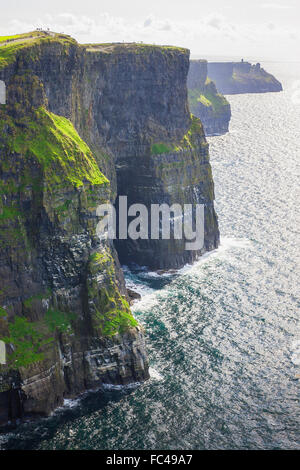 Falaise de Moher dans le comté de Clare, Irlande Banque D'Images