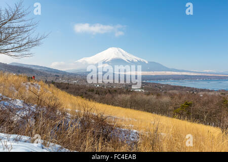 Point de vue panoramique du lac Yamanaka Fujisan Banque D'Images