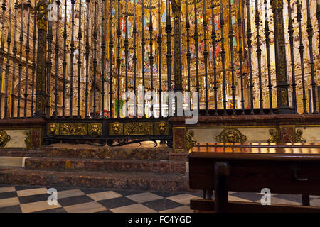 Intérieur de Cathédrale de Toledo Espagne Banque D'Images