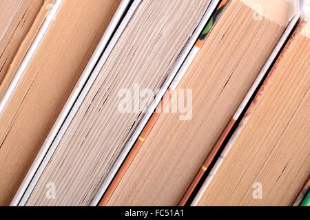 Livres anciens, Close up Banque D'Images