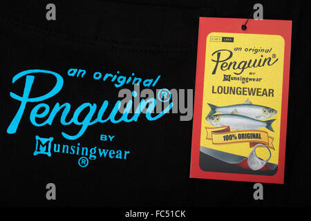 Penguin mens loungewear pantalon long Banque D'Images