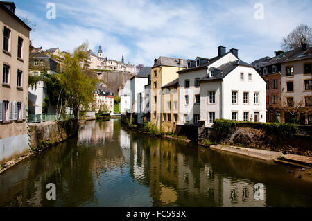 Alzette - Luxembourg City Banque D'Images