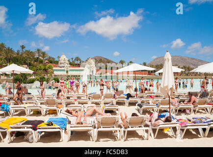 Le parc aquatique Siam Park près de Playa de las Americas à Tenerife, Îles Canaries, Espagne Banque D'Images