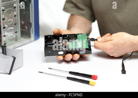 Réparation de matériel informatique Banque D'Images