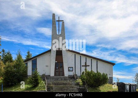 Église de Strbske Pleso (Slovaquie) Banque D'Images