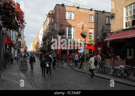 Le Temple Bar à Dublin Banque D'Images