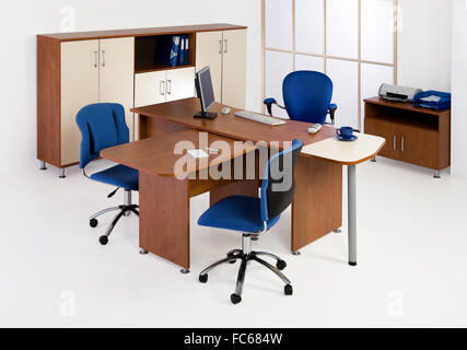 Suite de mobilier de bureau Banque D'Images