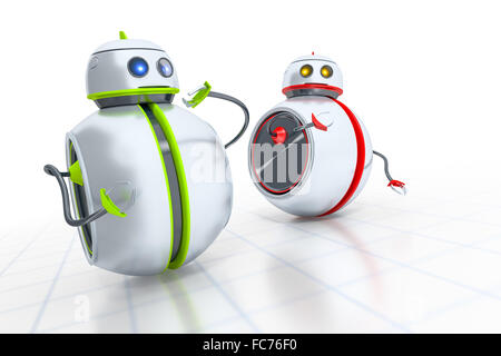 Sweet petits robots Banque D'Images