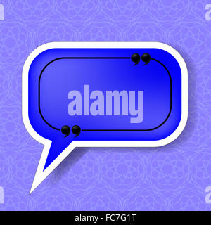 Bulle bleu Banque D'Images