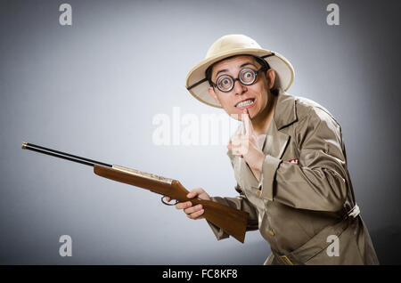 Drole De Concept De Chasse Chasseur Photo Stock Alamy