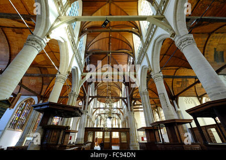 Oude Kerk (vieille église), Amsterdam, Pays-Bas, Europe Banque D'Images