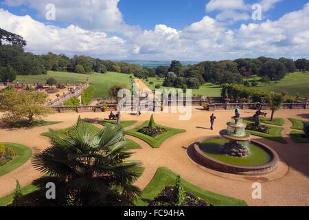 Osborne House, construit 1845-1851 pour la reine Victoria et le Prince Albert, à l'Est Cowes (île de Wight, Angleterre, RU Banque D'Images