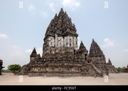 Ensemble de Prambanan. Banque D'Images