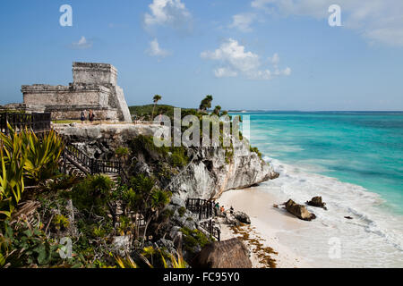 El Castillo à Tulum, Yucatan, Mexique, Amérique du Nord