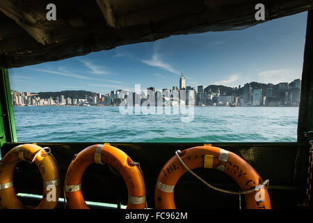 Hong Kong du Star Ferry, Hong Kong, Chine, Asie Banque D'Images