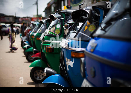 Tuk Tuks, Sri Lanka, Asie Banque D'Images