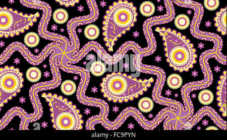 Arrière-plan de paisley transparente Banque D'Images