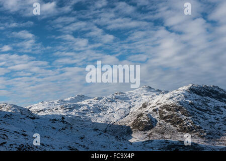 L'hiver sur Pike O' Blisco le Lake District Banque D'Images