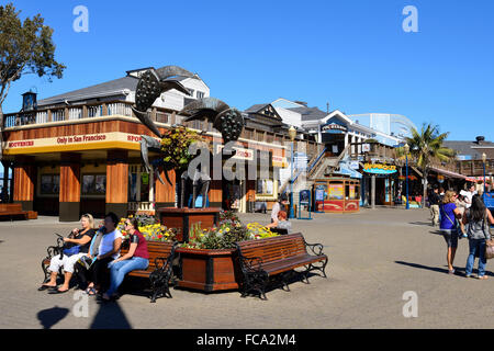 Pier 39, Fisherman's Wharf, San Francisco, California, USA Banque D'Images