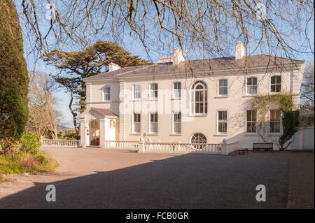 Liss Ard House, Baltimore, West Cork, Irlande avec copie espace. Banque D'Images