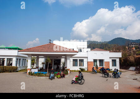 Le Népal, Sangha, Spinal Injury Rehabilitation Center Banque D'Images