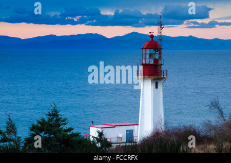 Sheringham Point Lighthouse, Shirley, British Columbia, Canada Banque D'Images