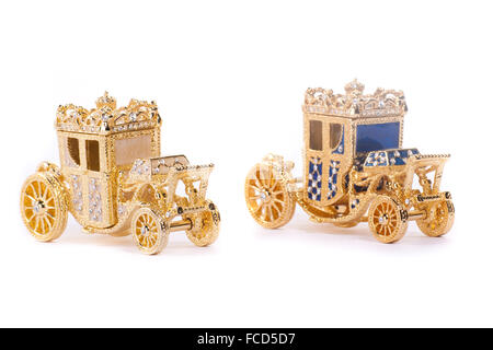 Voiture de Fabergé. Banque D'Images