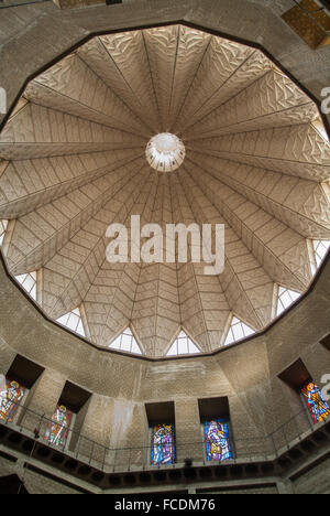 Coupole de la basilique de l'Annonciation, la plus grande église du Moyen-Orient, Nazareth, Israël Banque D'Images