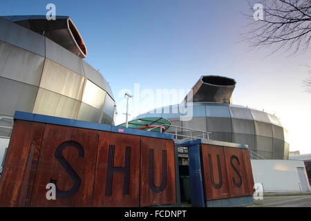 Sheffield Hallam University Students' Union building, les carrefours, dans les industries culturelles trimestre, Sheffield Angleterre 2016 Banque D'Images