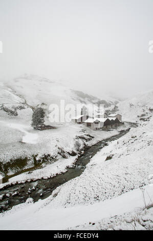 Julierpass, hiver, Schnee, Canton des Grisons, Alpen, Schweiz | Julier, hiver, neige, Grisons, Suisse Banque D'Images